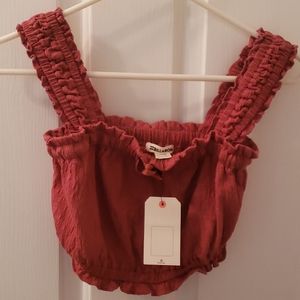 Billabong Crop Top (Coral/Pink) NWT